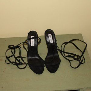 Steve Madden Black Strappy Heels
